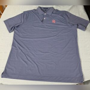 Peter Millar Polo Shirt Mens 2XL  Rolling Hills Country Club Performance